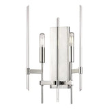 Hudson Valley Lighting 9902-PN Two Light Wall Sconce, Polished Nickel