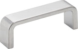 Elements 193-3PC 3" Center-to-Center Polished Chrome Square Asher Cabinet Pull