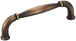 Jeffrey Alexander 737-96ABSB 96 mm Center-to-Center Antique Brushed Satin Brass Chesapeake Cabinet Pull