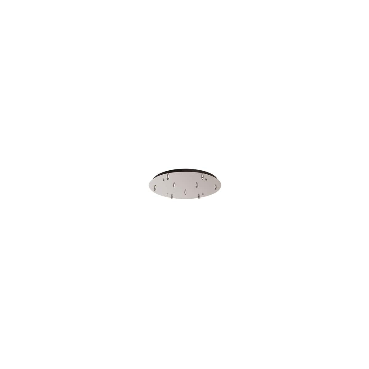 Kuzco CNP09AC-BN 9 Head Canopy SSL/SVT Wire BR-NICK