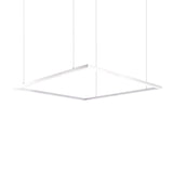 Kuzco PD88172-WH PIAZZA 72" PENDANT WH TEXTURED DOWN ONLY DUO CANOPY 930 TRIAC 120 162W
