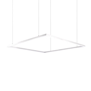 Kuzco PD88172-WH PIAZZA 72" PENDANT WH TEXTURED DOWN ONLY DUO CANOPY 930 TRIAC 120 162W