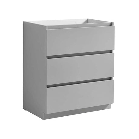 Fresca FCB9330RW Fresca Lazzaro 30" Rosewood Free Standing Modern Bathroom Cabinet