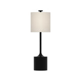 Alora TL418726BGIL ISSA 26" TABLE LAMP BRUSHED GOLD IVORY LINEN 96" WIRE ON/OFF SWITCH E26 60W