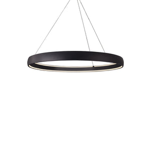Kuzco PD22753-BK HALO 53" PD Black 120V TRIAC/ELV LED 3000K 90CRI 118W