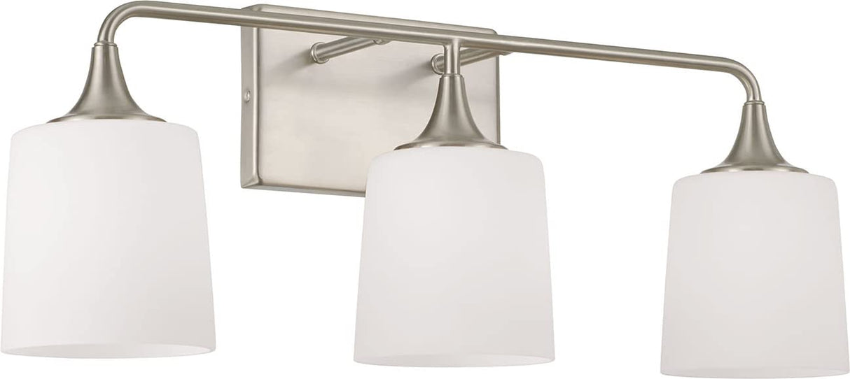 Capital Lighting 148931BN-541 Presley 3 Light Vanity Brushed Nickel