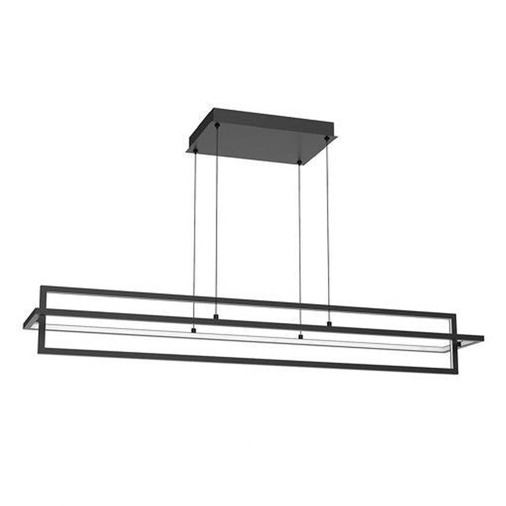 Kuzco LP16248-BK MONDRIAN 48" LINEAR PENDANT BLACK 94W 120VAC WITH LED DRIVER 3000K 90CRI