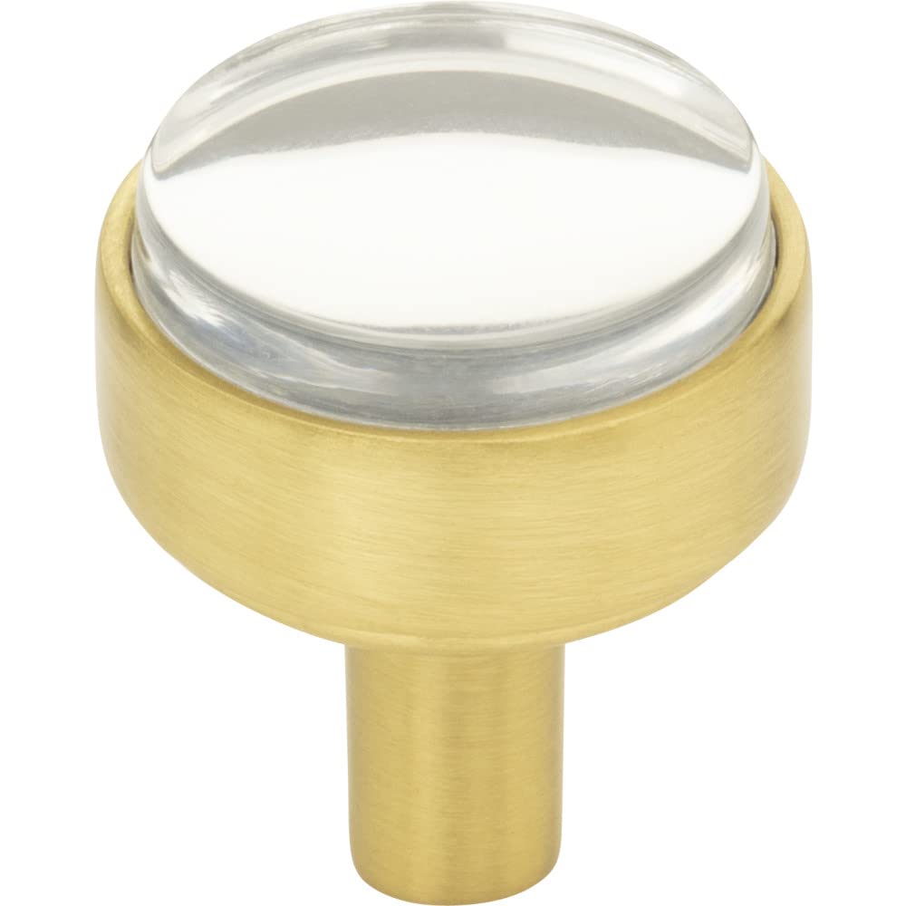 Jeffrey Alexander 775BG 1-1/8" Diameter Brushed Gold Carmen Cabinet Knob