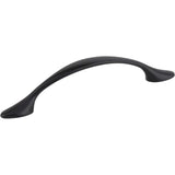 Elements 80814-MB 96 mm Center-to-Center Matte Black Arched Somerset Cabinet Pull