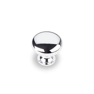 Elements 3910-PC 1-3/16" Diameter Polished Chrome Madison Cabinet Mushroom Knob
