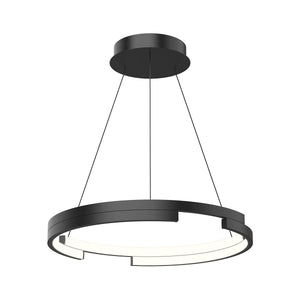 Kuzco PD52719-BK ANELLO MINOR 19" PENDANT BLACK 46W 120VAC WITH LED DRIVER 3000K 90CRI