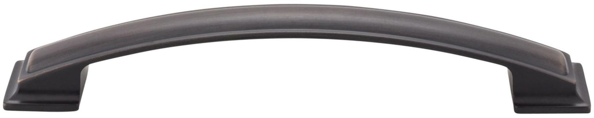 Jeffrey Alexander 435-160MB 160 mm Center-to-Center Matte Black Square Annadale Cabinet Pull