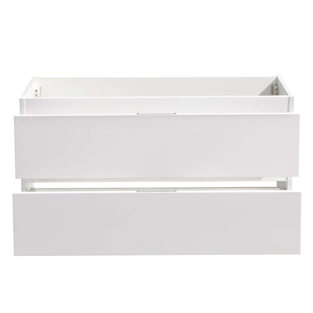 Fresca FCB8342WH Fresca Valencia 40" Glossy White Wall Hung Modern Bathroom Cabinet