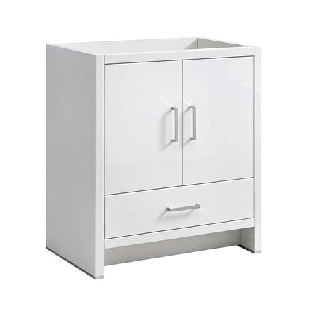 Fresca FCB9430WH Fresca Imperia 30" Glossy White Free Standing Modern Bathroom Cabinet