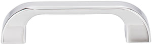 Jeffrey Alexander 972-96PC 96 mm Center-to-Center Polished Chrome Square Marlo Cabinet Pull