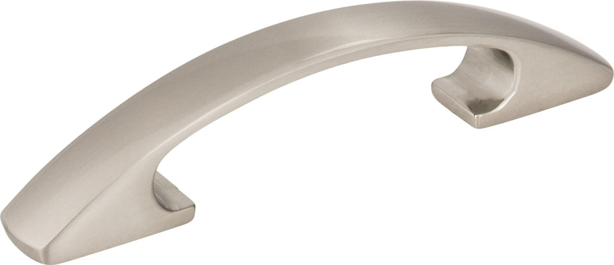 Elements 771-3SN 3" Center-to-Center Satin Nickel Arched Strickland Cabinet Pull
