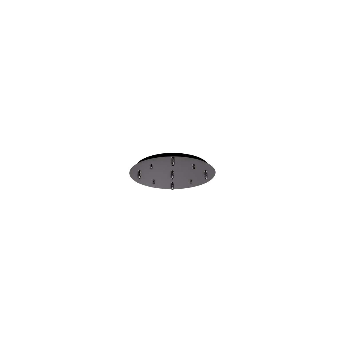Kuzco CNP05AC-BC 5 Head Canopy SSL/SVT Wire BK-CHROME