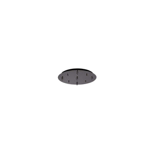 Kuzco CNP05AC-BC 5 Head Canopy SSL/SVT Wire BK-CHROME