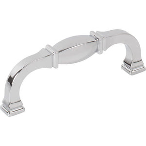 Jeffrey Alexander 278-96PC 96 mm Center-to-Center Polished Chrome Audrey Cabinet Pull