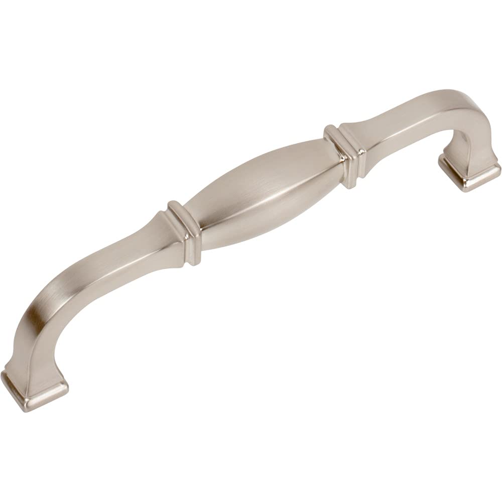 Jeffrey Alexander 278-128SN 128 mm Center-to-Center Satin Nickel Audrey Cabinet Pull