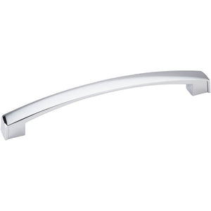 Jeffrey Alexander 549-160PC 160 mm Center-to-Center Polished Chrome Merrick Cabinet Pull