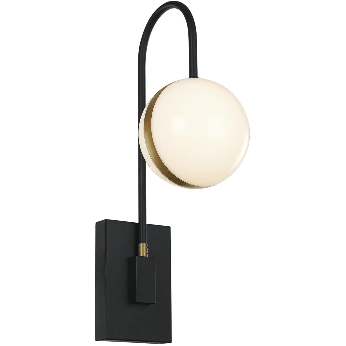 Alora WV302001MBBG TAGLIATO WALL VANITY LED MATTE BLACK BRUSHED GOLD