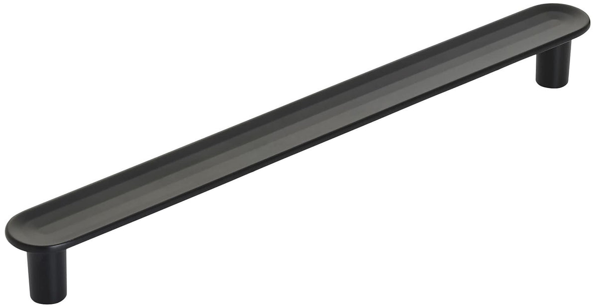 Amerock Cabinet Pull Matte Black 6-5/16 inch (160 mm) Center to Center Concentric 1 Pack Drawer Pull Drawer Handle Cabinet Hardware