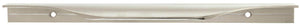 Amerock Cabinet Edge Pull Black Chrome 6-9/16 inch (167 mm) Center to Center Aloft 1 Pack Drawer Pull Drawer Handle Cabinet Hardware