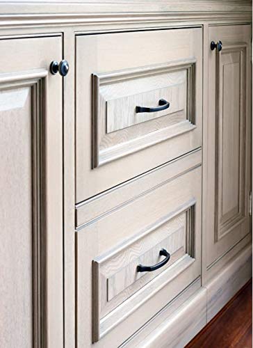 Amerock Cabinet Pull Satin Nickel 5-1/16 inch (128 mm) Center to Center Revitalize 1 Pack Drawer Pull Drawer Handle Cabinet Hardware