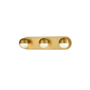 Kuzco VL47321-BG PLUTO 21" VL Brushed Gold 120V ELV LED 3000K 90CRI 17W