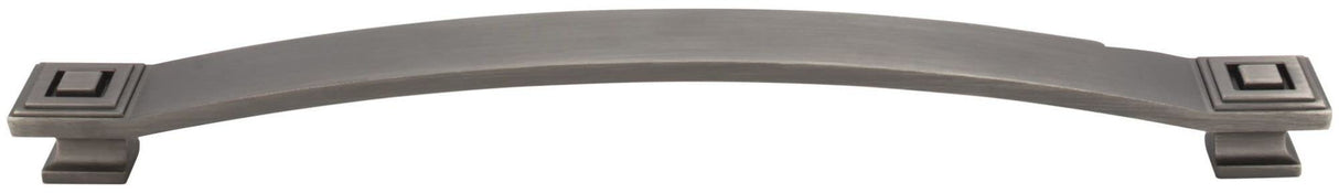 Jeffrey Alexander 585-12DP 12" Center-to-Center Distressed Pewter Square Delmar Appliance Handle