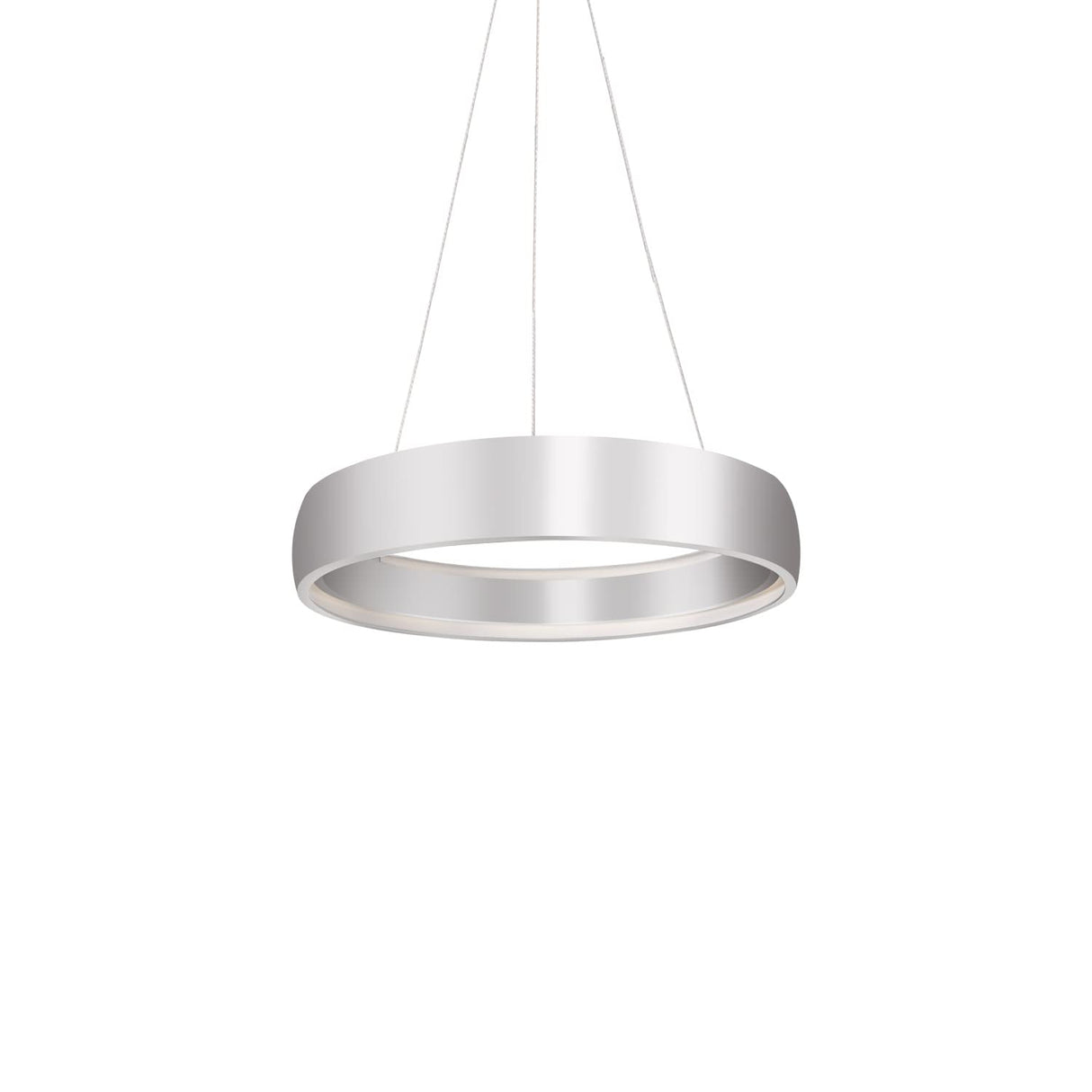 Kuzco PD22723-BS HALO 23" PD Brushed Silver 120V TRIAC/ELV LED 3000K 90CRI 62W