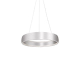 Kuzco PD22723-BS HALO 23" PD Brushed Silver 120V TRIAC/ELV LED 3000K 90CRI 62W