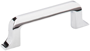 Jeffrey Alexander 839-3PC 3" Center-to-Center Polished Chrome Callie Cabinet Pull