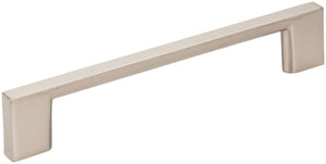 Jeffrey Alexander 635-128SN 128 mm Center-to-Center Satin Nickel Square Sutton Cabinet Bar Pull