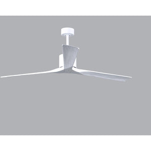 Matthews Fan NKXL-MWH-MWH-72 Nan XL 6-speed ceiling fan in Matte White finish with 72” solid matte white wood blades