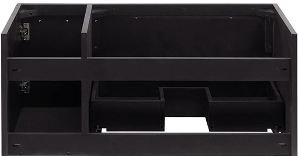 Fresca FCB6136ES-UNS-L Fresca Lucera 36" Espresso Wall Hung Undermount Sink Modern Bathroom Cabinet - Left Version