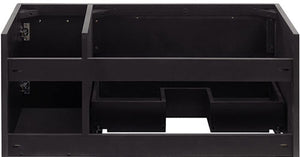 Fresca FCB6136ES-UNS-L Fresca Lucera 36" Espresso Wall Hung Undermount Sink Modern Bathroom Cabinet - Left Version