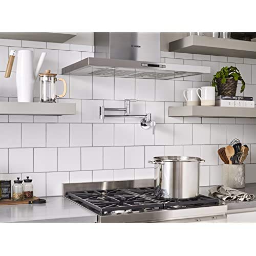 Gerber D205058 Chrome Parma Wall Mount Kitchen Pot Filler