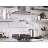Gerber D205058 Chrome Parma Wall Mount Kitchen Pot Filler