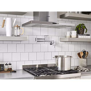 Gerber D205058 Chrome Parma Wall Mount Kitchen Pot Filler