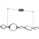 Kuzco LP84457-BK SERIF 57" LINEAR PENDANT BLACK 35W 120VAC WITH LED DRIVER 3000K 90CRI