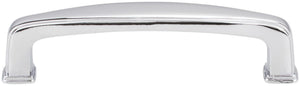 Jeffrey Alexander 1092AB 96 mm Center-to-Center Brushed Antique Brass Square Milan 1 Cabinet Pull