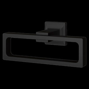 Verve Towel Ring in Matte Black