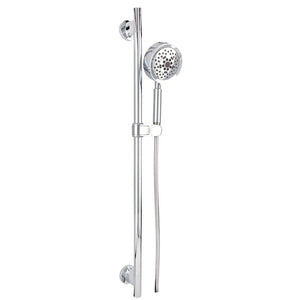 Gerber D461758 Chrome Versa 30" Slide Bar Assembly With Parma 5-function HA...