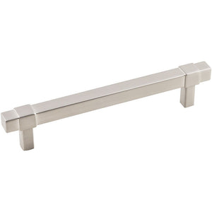 Jeffrey Alexander 293-128SN 128 mm Center-to-Center Satin Nickel Square Zane Cabinet Pull