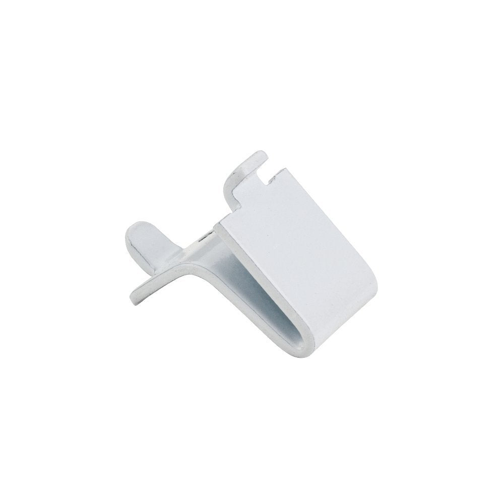 Hardware Resources 1460WH-R White Shelf Clip, Retail Pack