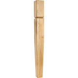 Hardware Resources P60-ALD 3-1/2" W x 3-1/2" D x 35-1/2" H Alder Grooved Arts & Crafts Post
