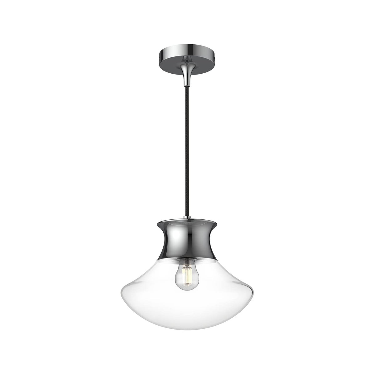 Alora PD464012CH MARCEL 11" PENDANT CHROME 72" WIRE E26 60W