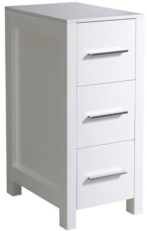 Fresca FST6212WH Fresca Torino 12" White Bathroom Linen Side Cabinet
